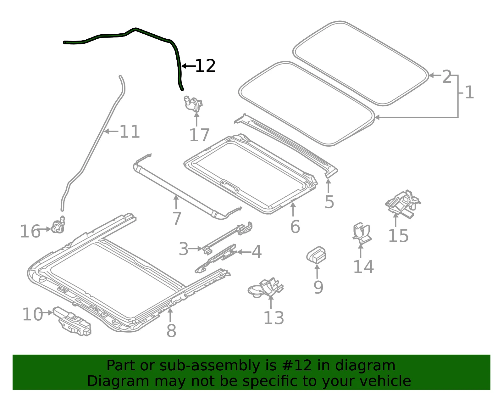 Drain Hose - Mazda (bckb69922) - view 2