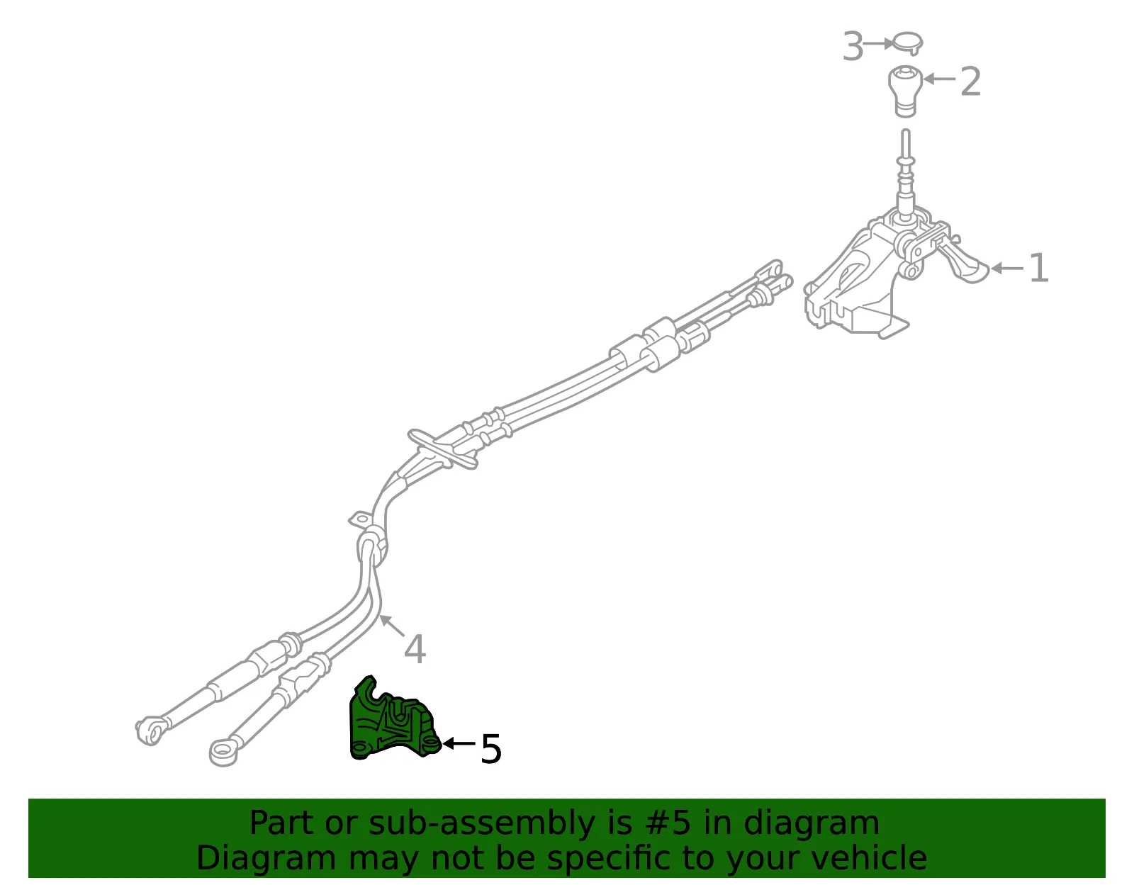 Cable Bracket - Mazda (bckn46550) - view 2