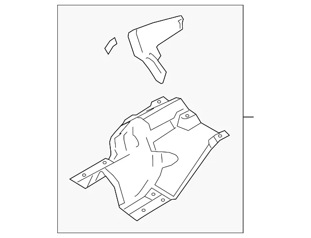 Center Shield - Mazda (bdtt5645xc)
