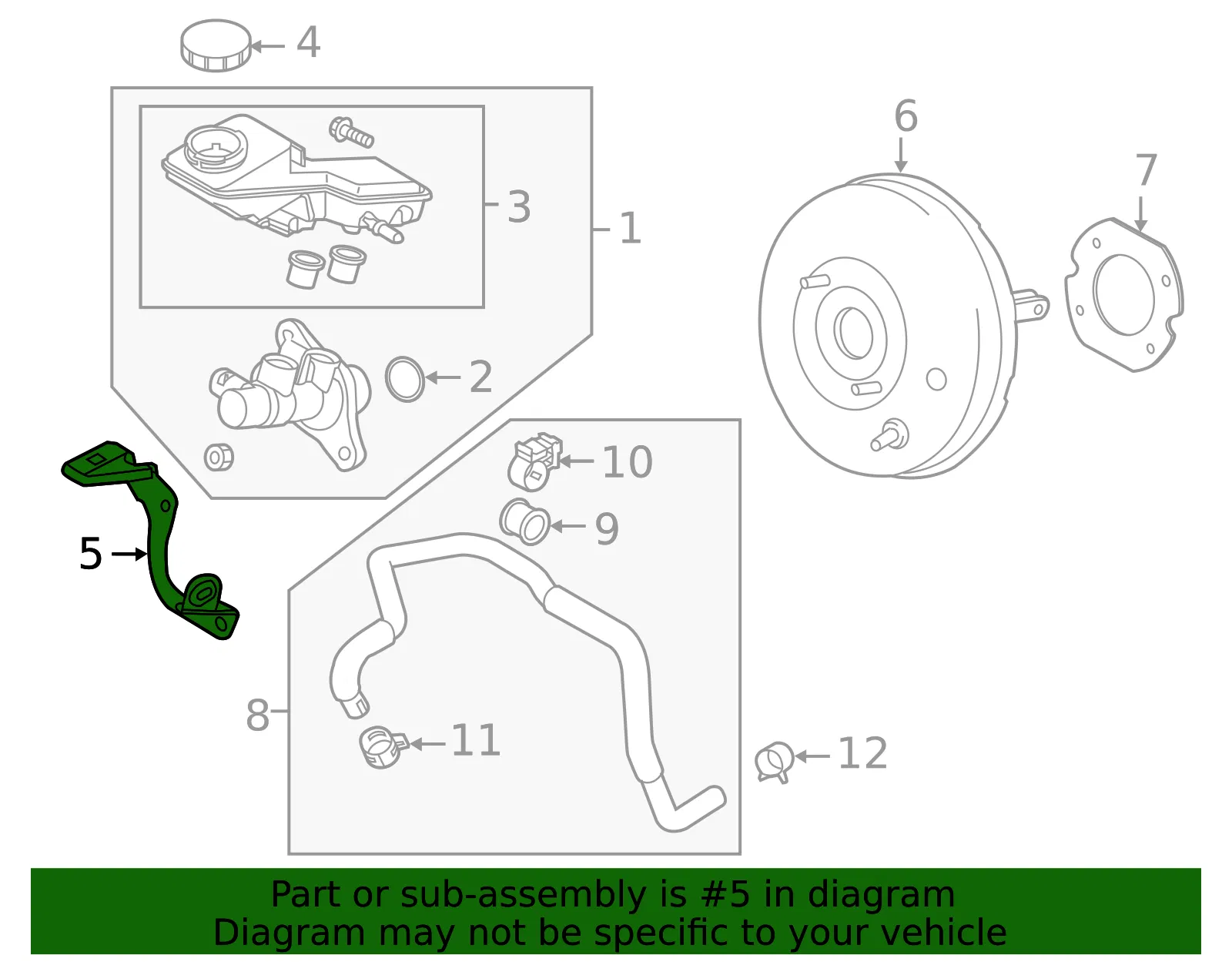 Mount Bracket - Mazda (bhn143741) - view 2