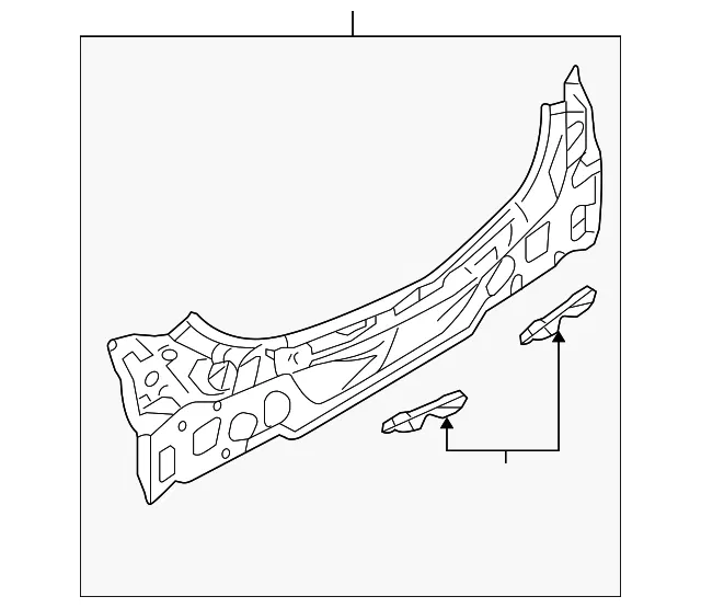 Rear Body Panel - Mazda (bhy17050x)