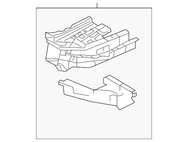 Floor Side Rail - Mazda (bjs753390)
