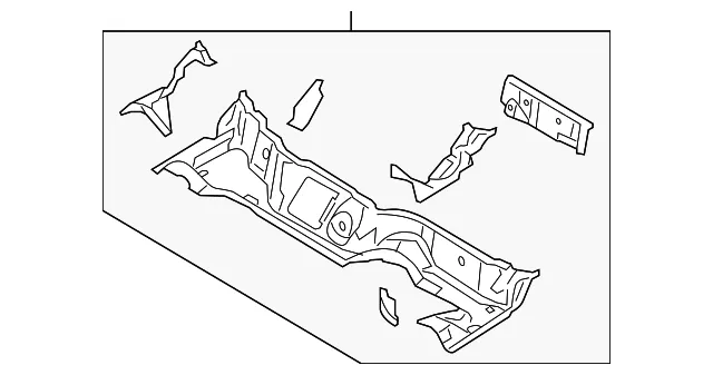 Panel Assembly - Mazda (bp4k53500n)