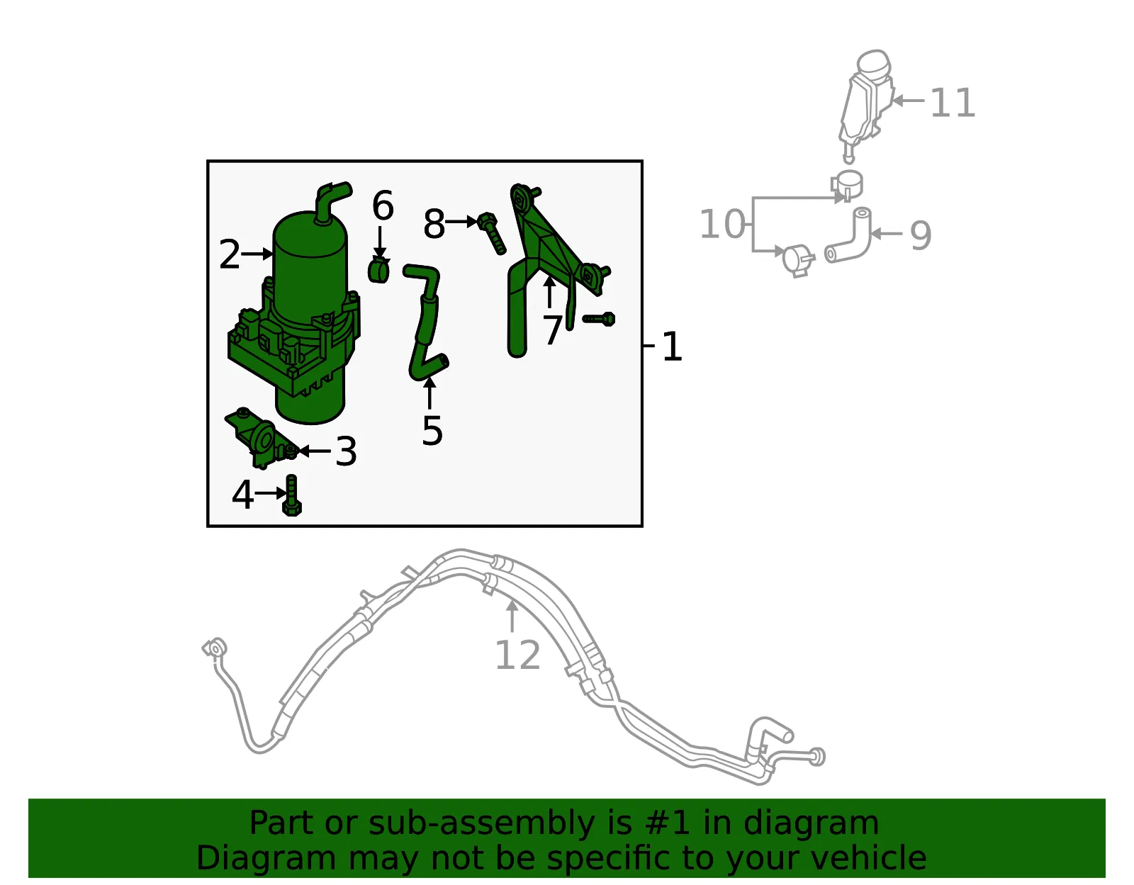 Pump Assembly - Mazda (bp4l32650j) - view 2