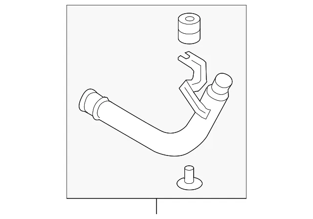 Inter-Cooler Pipe - Mazda (bp8j13230d)