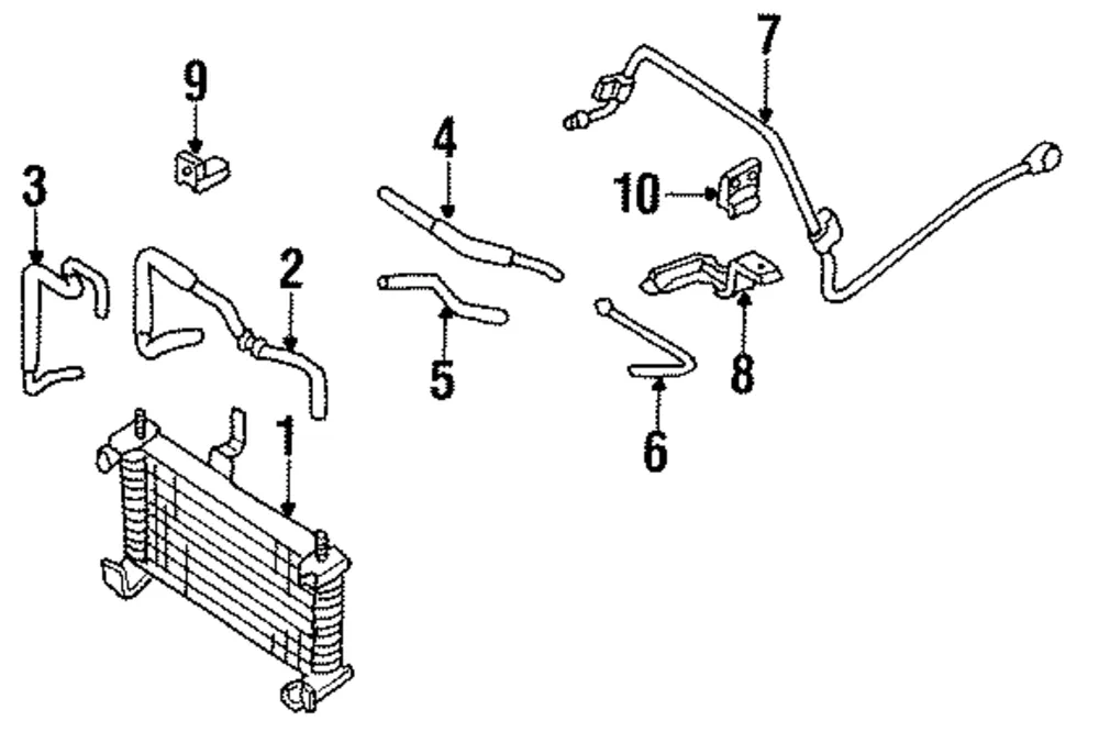 Oil Pipe - Mazda (bv3219920d)