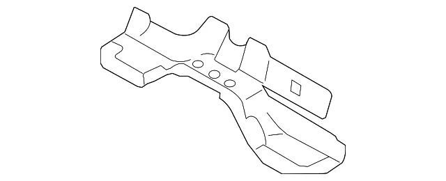 Floor Pan Cross-Member Bracket - Mazda (c2355394zd)