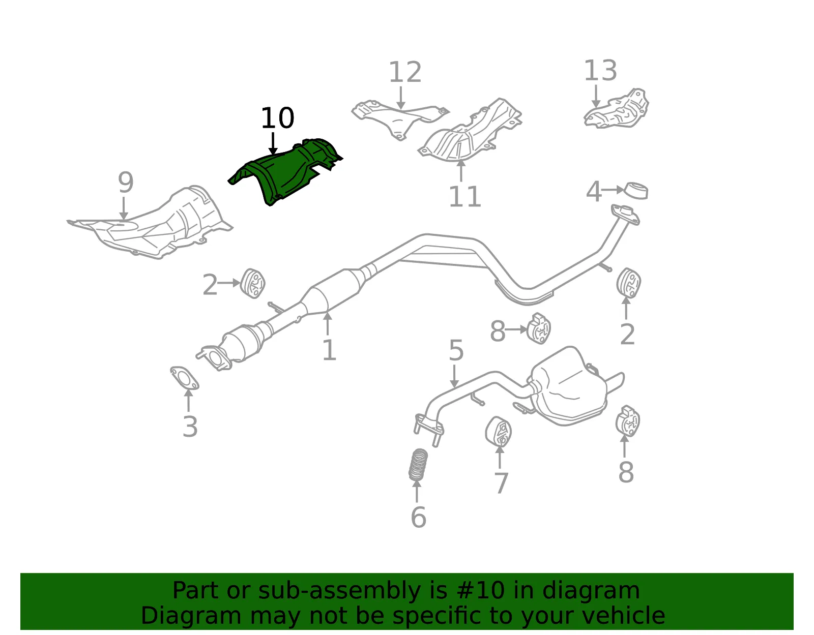 Heat Shield - Mazda (c23556441a) - view 2