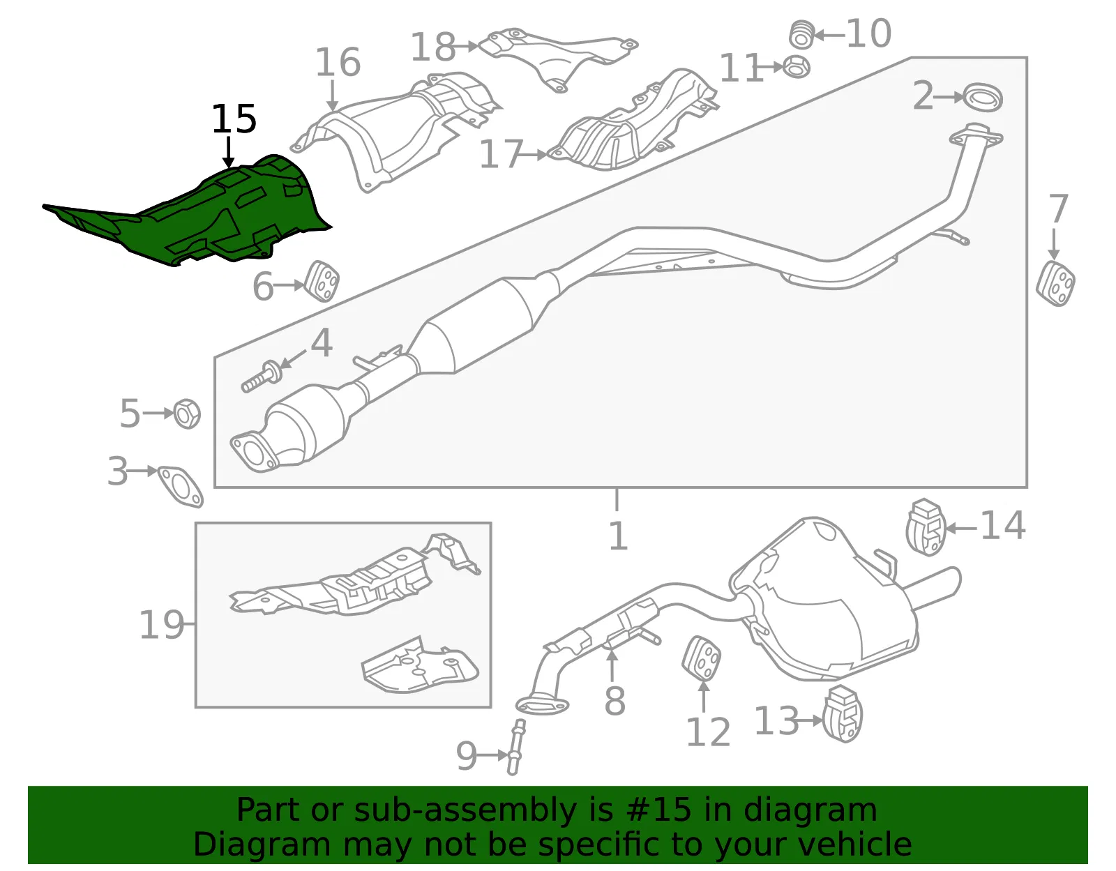 Heat Shield - Mazda (c51356442) - view 2