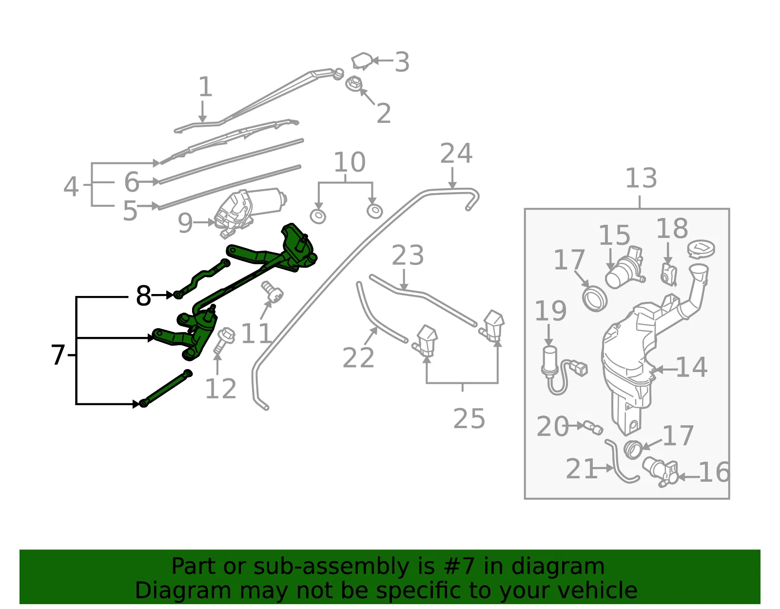 Link Assembly - Mazda (cc2967360a) - view 2