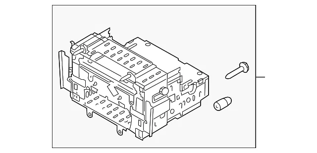 Radio Control Unit - Mazda (cc4566arx)