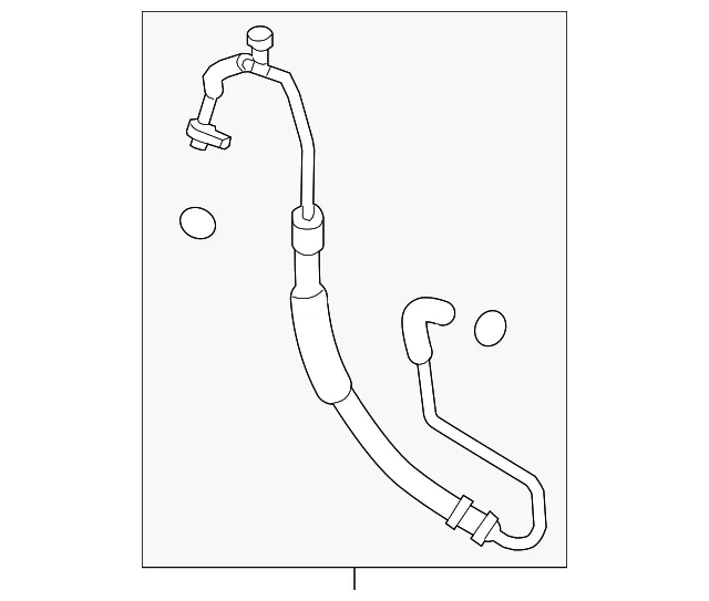 A/C Refrigerant Discharge Hose - Mazda (cg3661461)