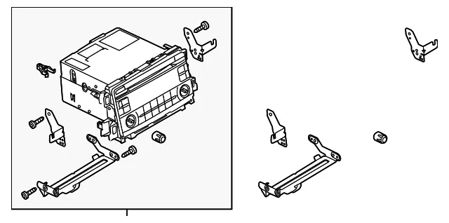 Radio Control Unit - Mazda (cg36669r0)