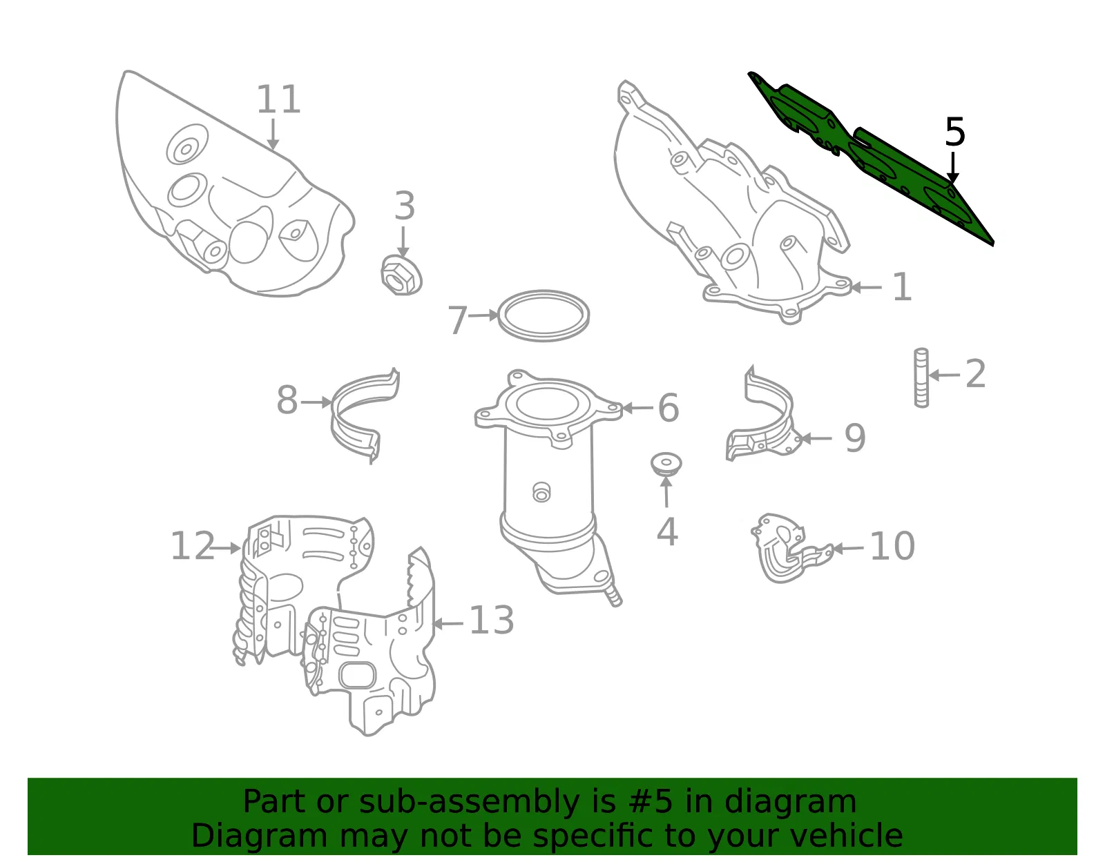 Gasket - Mazda (cy0113460a) - view 2