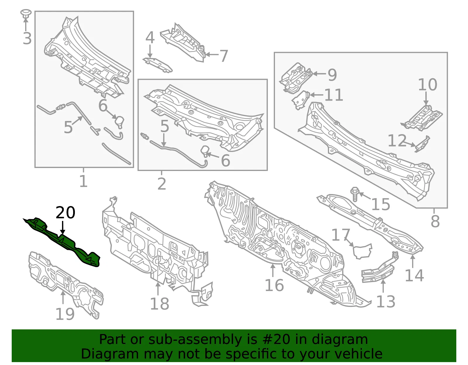 Insulator Pad - Mazda (d10e68611) - view 2