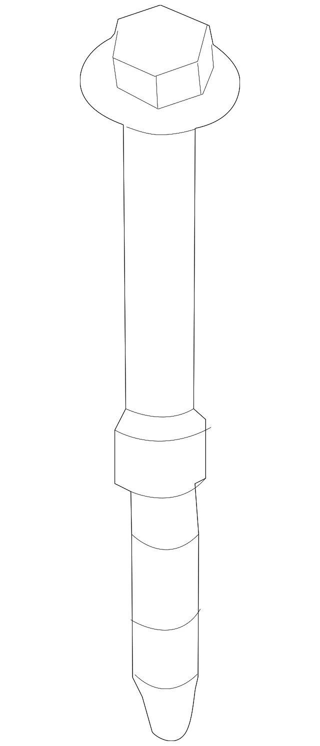 Inner Rail Mount Bolt - Mazda (d65153317)
