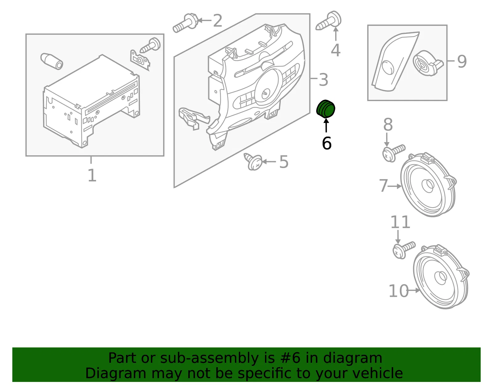 Radio Knob - Mazda (d65166bc1) - view 2