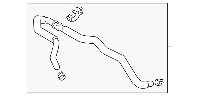 Vacuum Hose - Mazda (db2t43640)