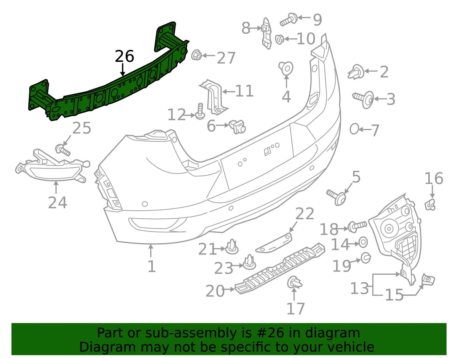 Impact Bar - Mazda (db4g50260) - view 2