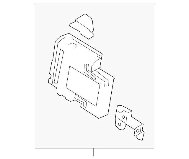 Radio Control Unit - Mazda (dh1g66drx)
