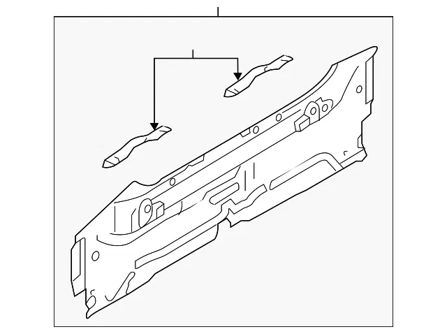 Rear Body Panel - Mazda (df717075xa)