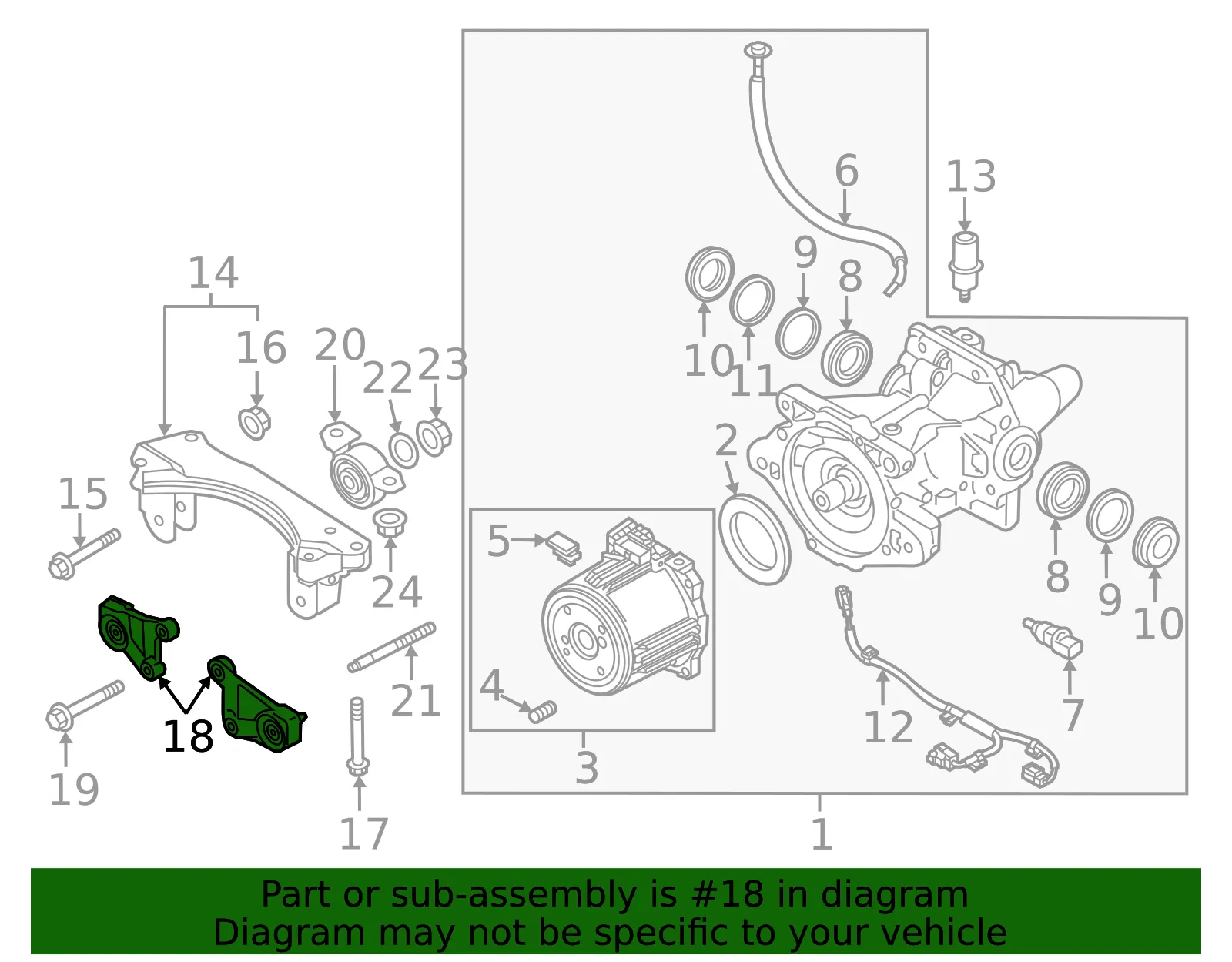 Mount Bracket - Mazda (dfr92868y) - view 2