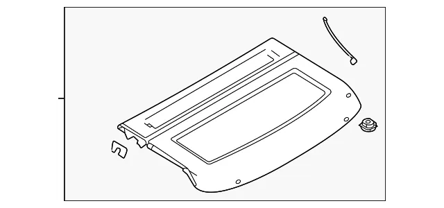 Cargo Cover - Mazda (dgh96831002) - view 2