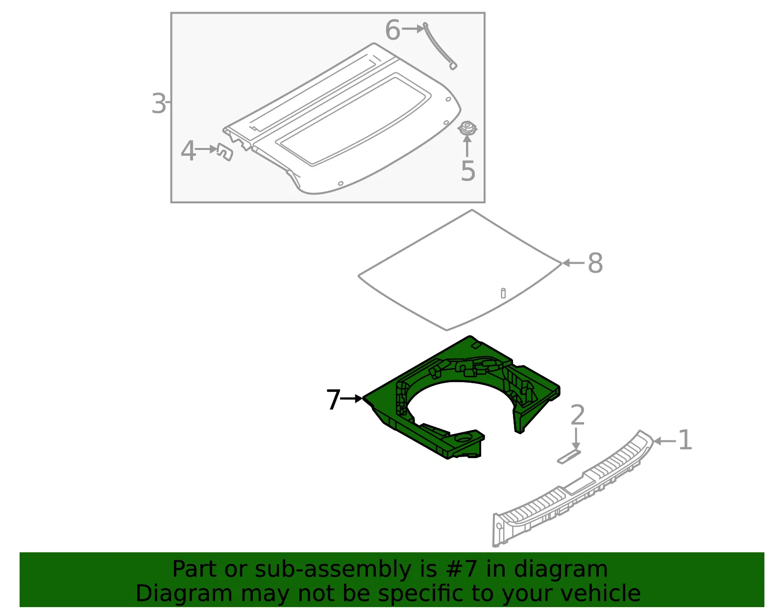Spare Support - Mazda (dgh9688mxa) - view 2
