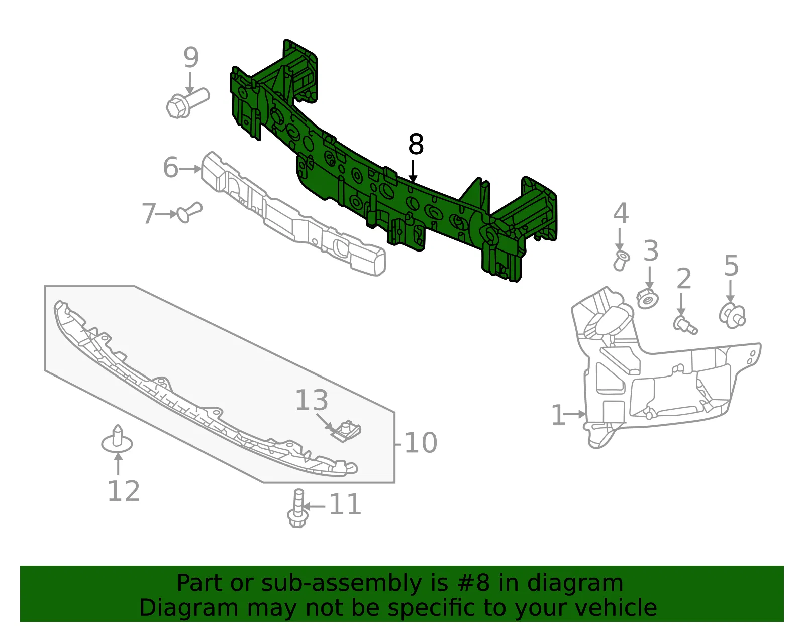 Impact Bar - Mazda (dn4e50070) - view 2