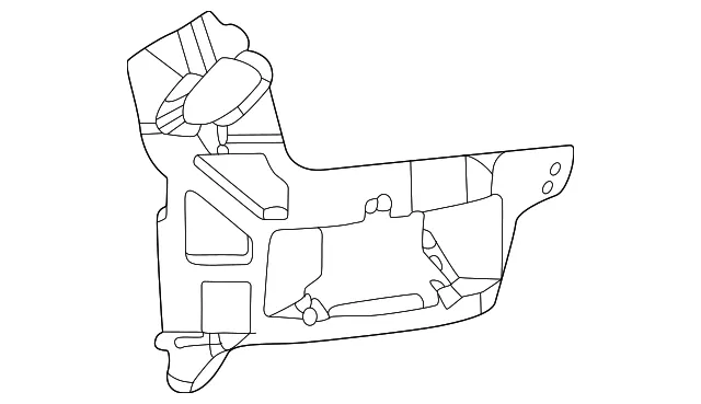 Mount Bracket - Mazda (dn4e50163b)