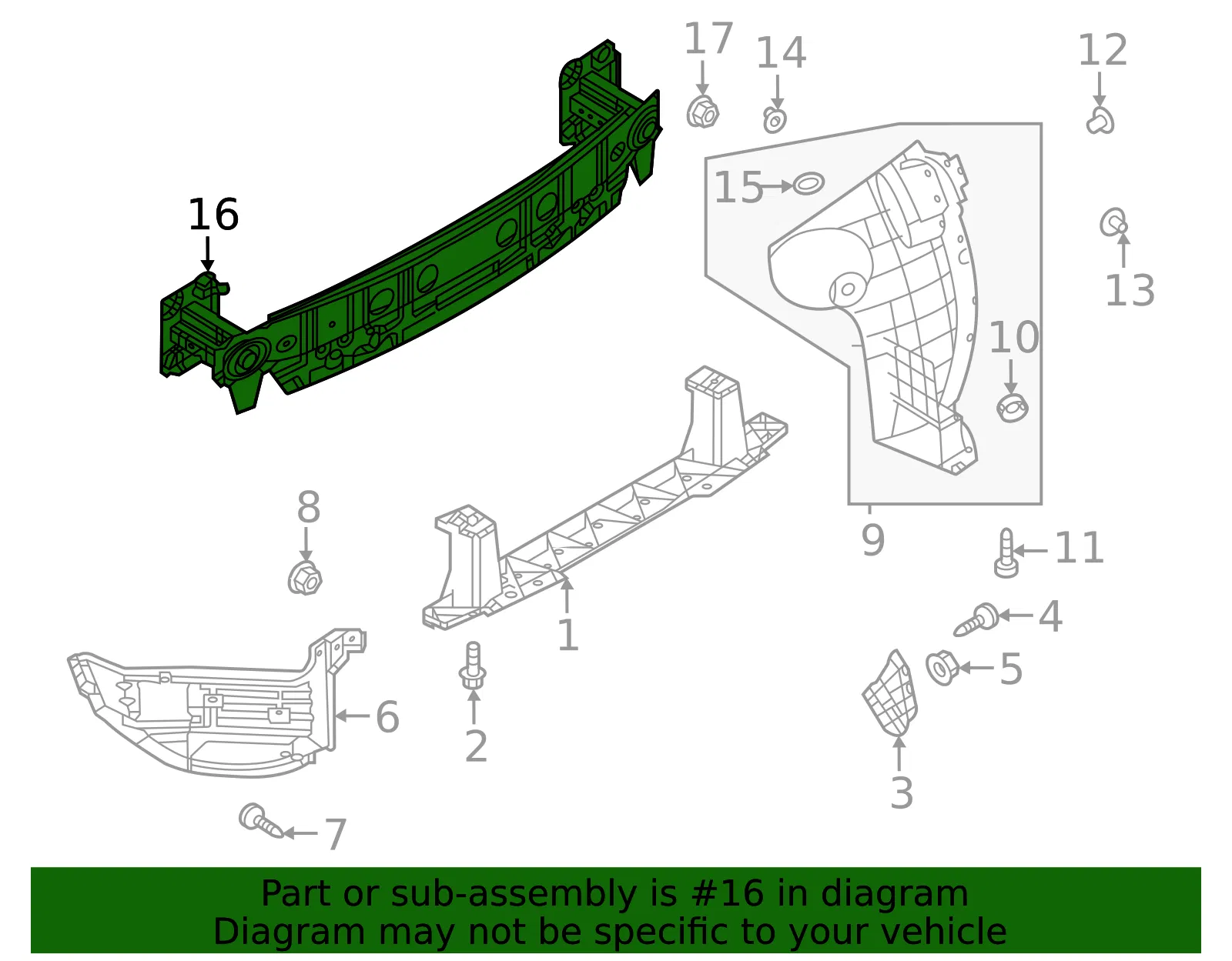 Impact Bar - Mazda (dn4e50260) - view 2