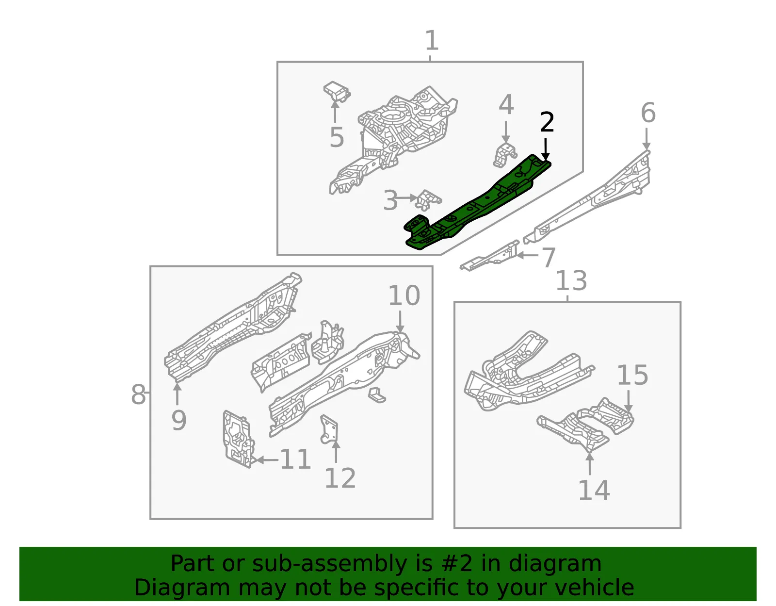 Upper Inner Rail - Mazda (dn4e54260) - view 2