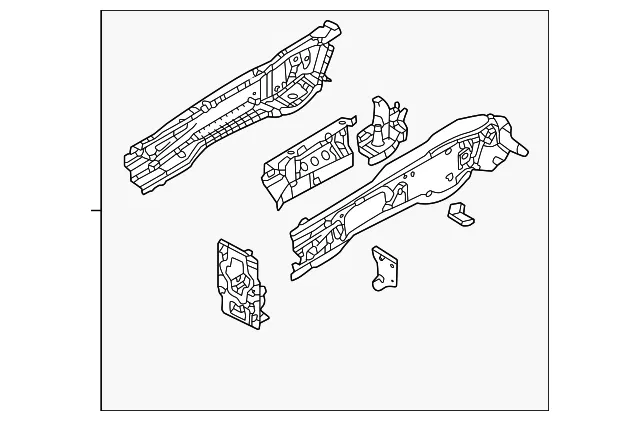 Rail Assembly - Mazda (dn4e5431x)