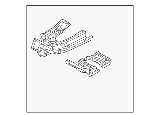 Rear Rail - Mazda (dn4e54390)