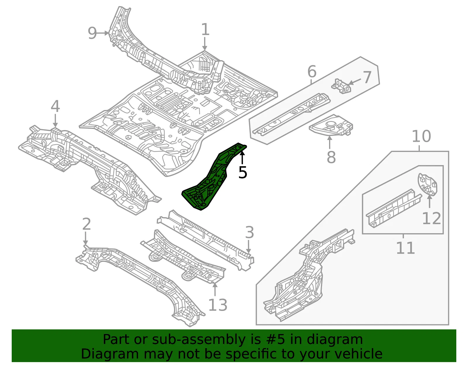 Side Frame - Mazda (dn4e537ex) - view 2