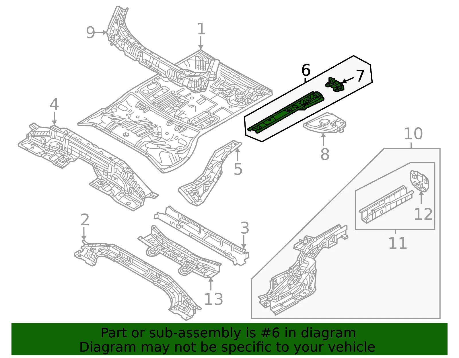 Rear Frame - Mazda (dn4e547fx) - view 2