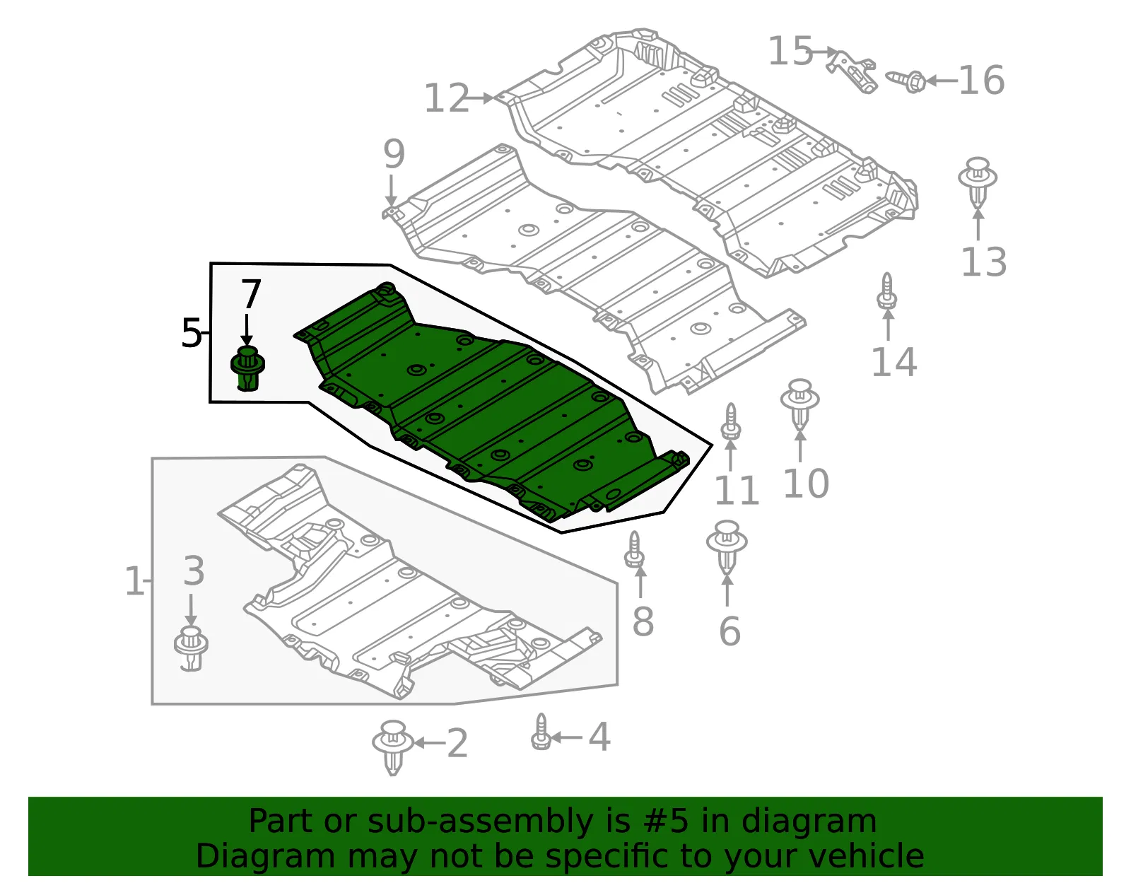 Center Cover - Mazda (dn4e563d0) - view 2