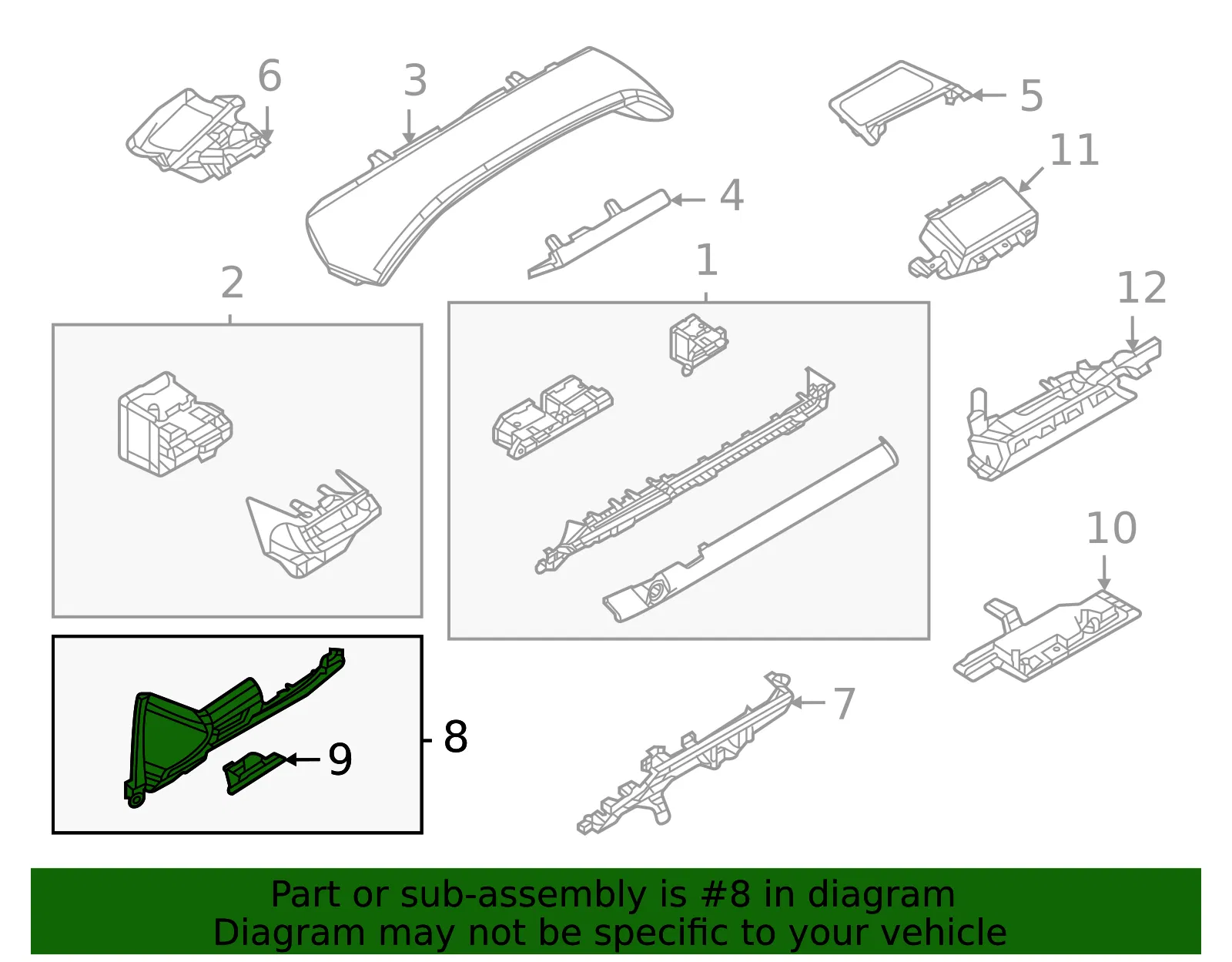 Lower Panel - Mazda (dn4e64280a02) - view 2