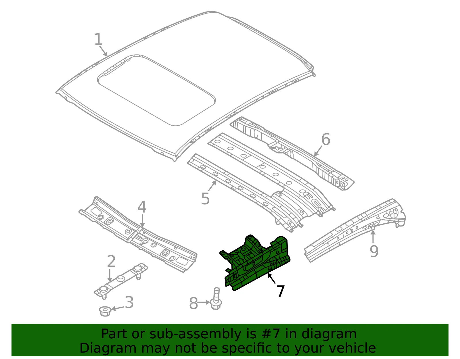 Inner Rail - Mazda (dn4e71050a) - view 2