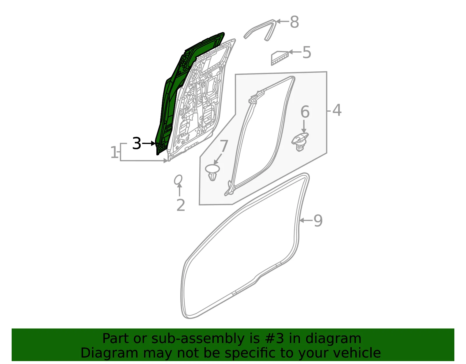 Outer Panel - Mazda (dn4e72031b) - view 2