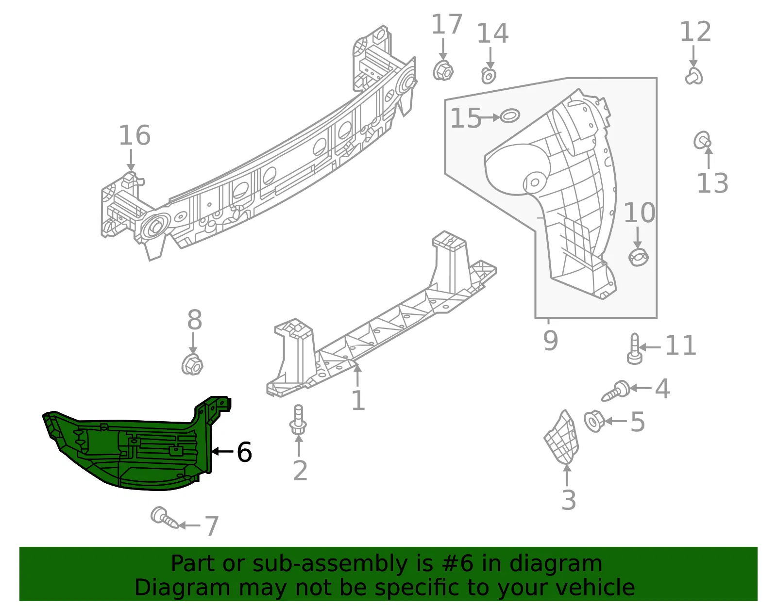 Mount Bracket - Mazda (dn4j502a1c) - view 2