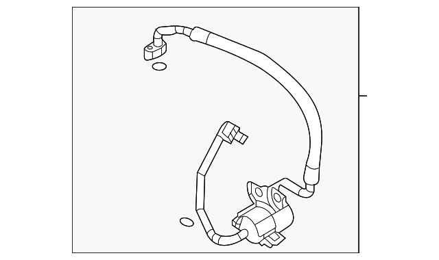 A/C Refrigerant Discharge Hose - Mazda (dn4j61461)