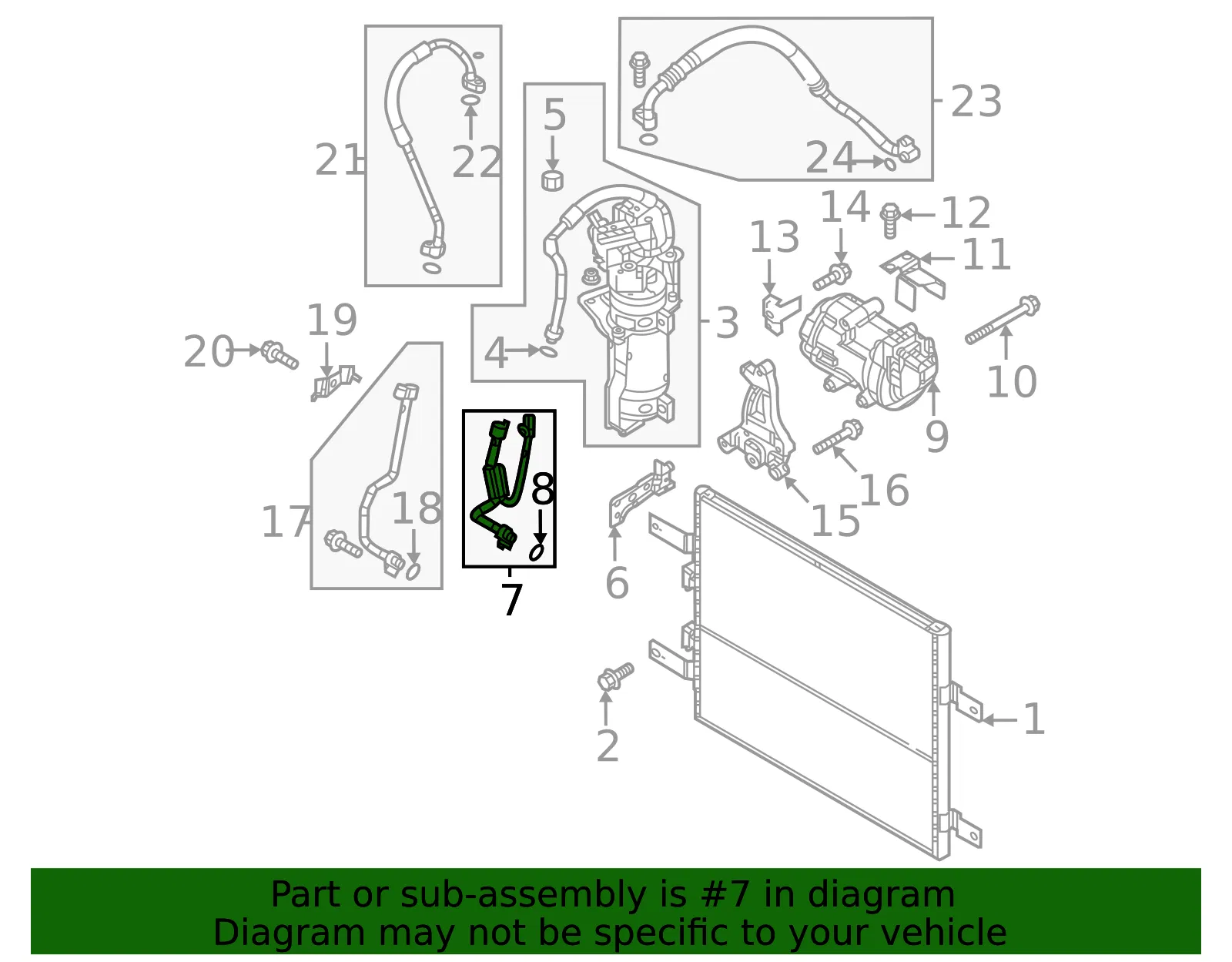 Cooler Pipe - Mazda (dn4j6146x) - view 2