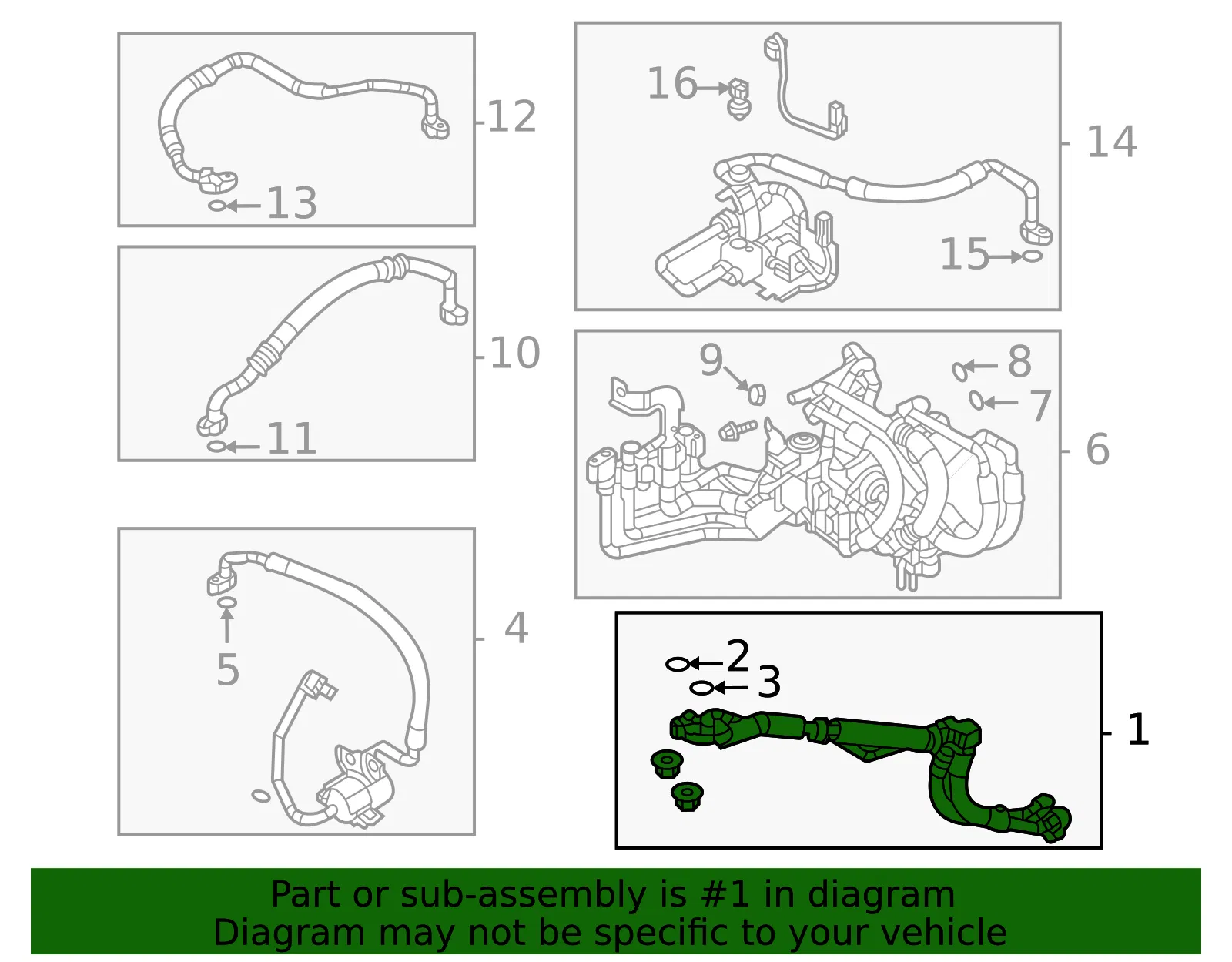 Cooler Pipe - Mazda (dn4j6183x) - view 2