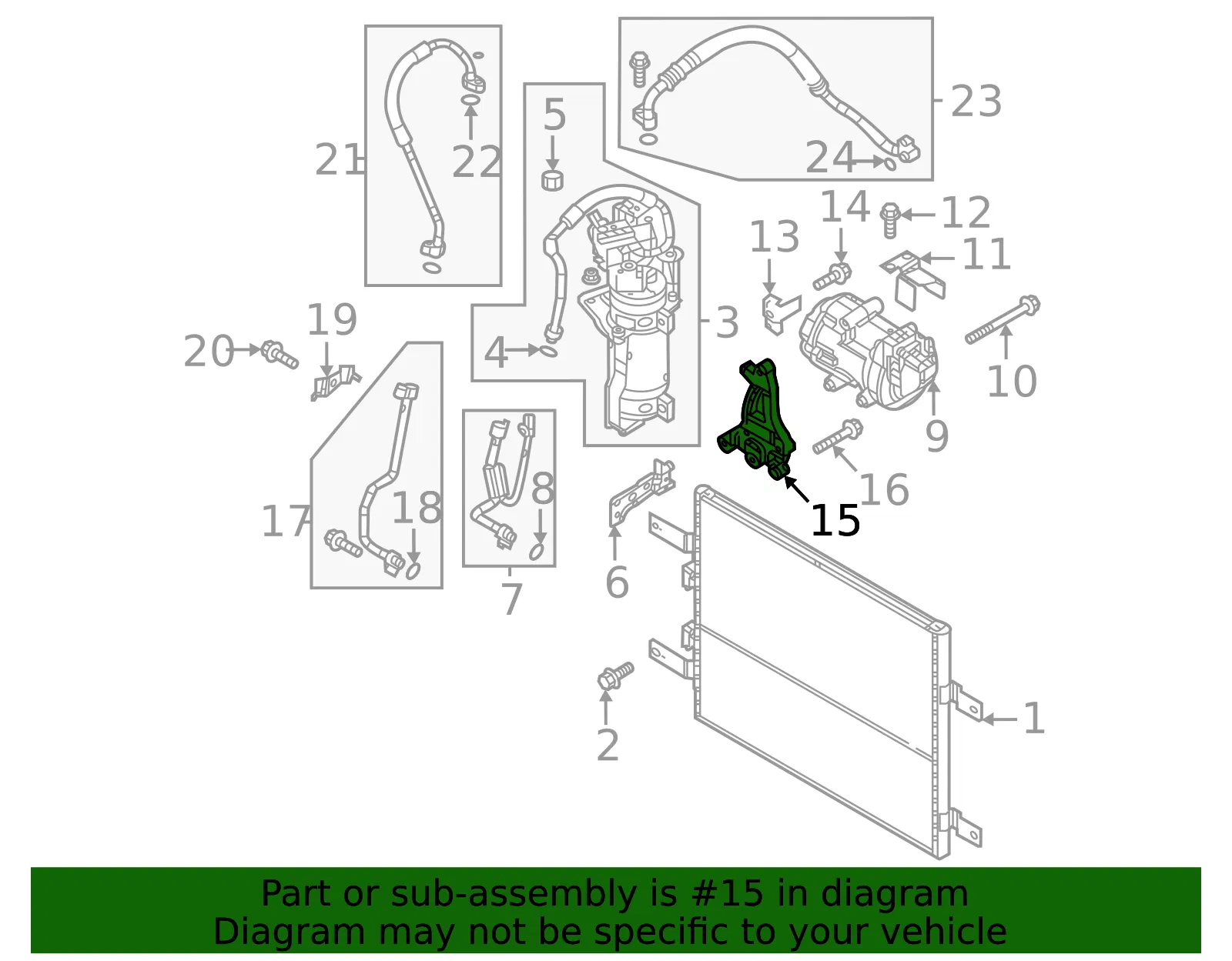 Mount Bracket - Mazda (dn4j61l50) - view 2