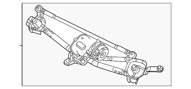 Motor & Linkage - Mazda (dn4j6737x)