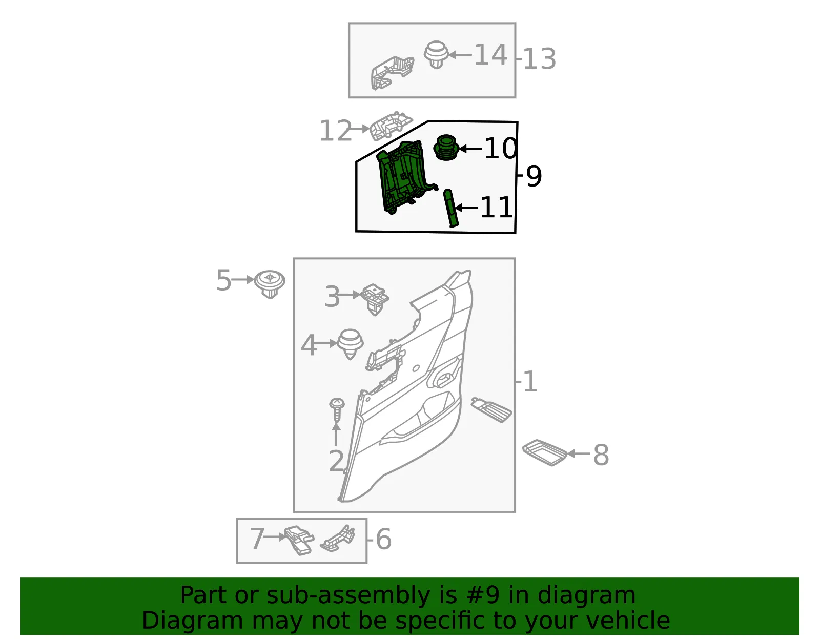 Upper Panel - Mazda (dn4j68210a02) - view 2
