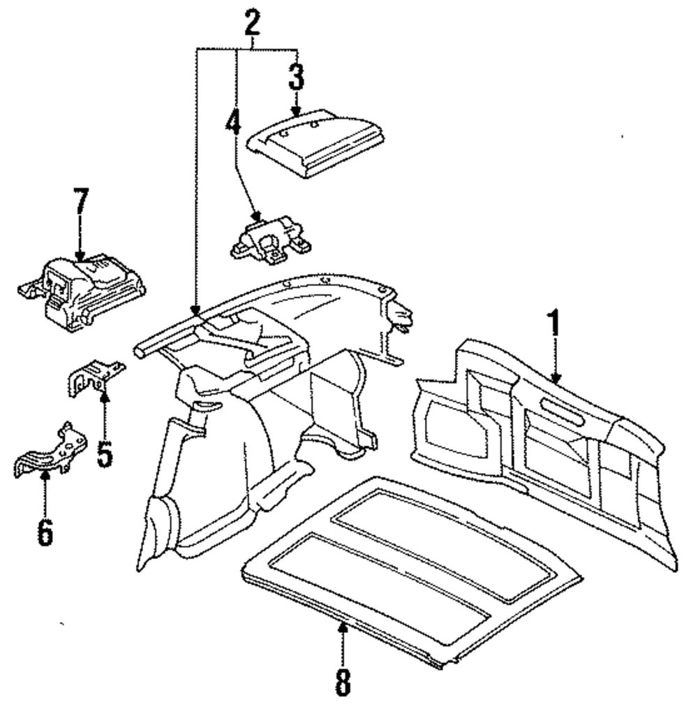 Upper Cover - Passenger Side (RH) - Mazda (EA01-68-8J0D-02)