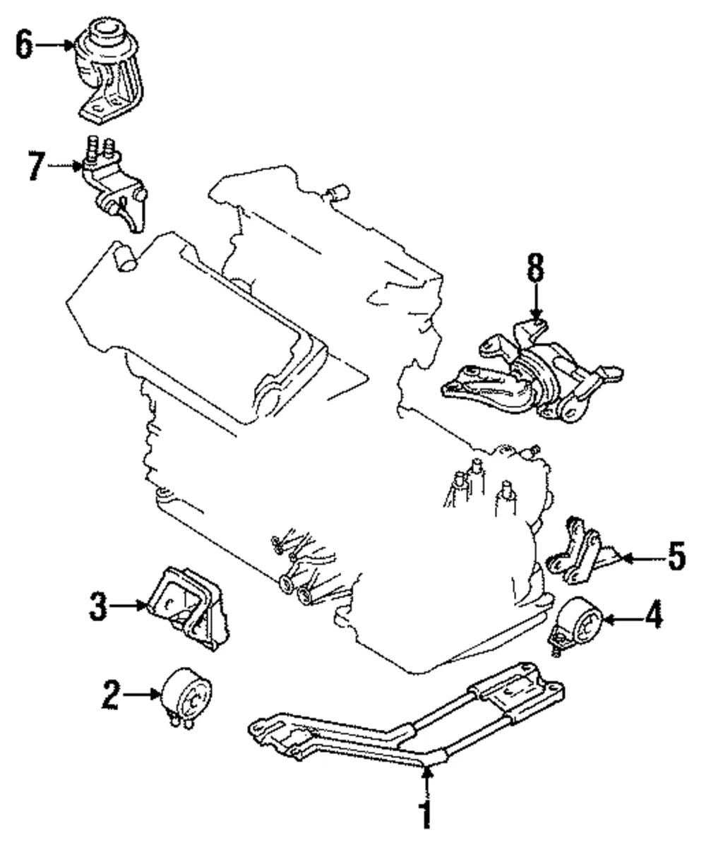 Trans Mount - Mazda (ea0439100c)