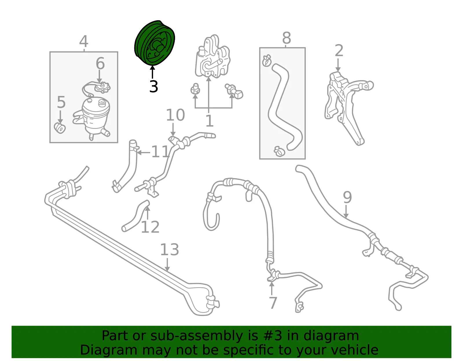 Pulley - Mazda (ec0132620) - view 2